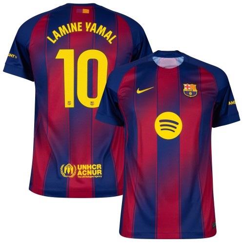 Barcelona Hemmatröja Lamine Yamal 10 2025–2026 Barn Barcelona Hemmatröja Lamine Yamal 10 2025–2026 Barn